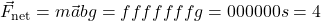 \vec{F}_{\rm net}=m\vec{a}&bg=ffffff&fg=000000&s=4